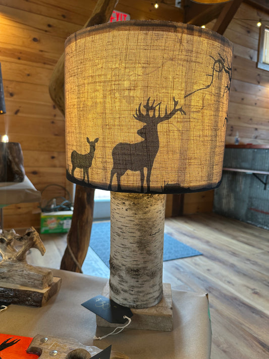 Birch lamp small
